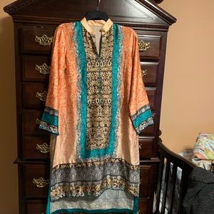 Designer silk top